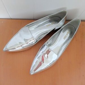 Metallic Nine West Loafers/Flats